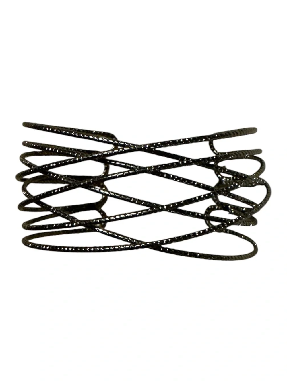 Black Expandable Coil Bracelet - Women Accessories